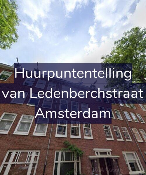 Foto gevel Huurpuntentelling voor Gillis van Ledenberchstraat 29-2, Amsterdam