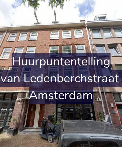 Foto gevel Huurpuntentelling voor Gillis van Ledenberchstraat 24-H, Amsterdam