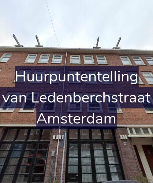 Foto gevel Huurpuntentelling voor Gillis van Ledenberchstraat 36-F, Amsterdam
