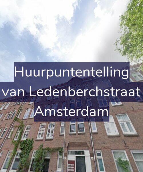 Foto gevel Huurpuntentelling voor Gillis van Ledenberchstraat 13-3, Amsterdam