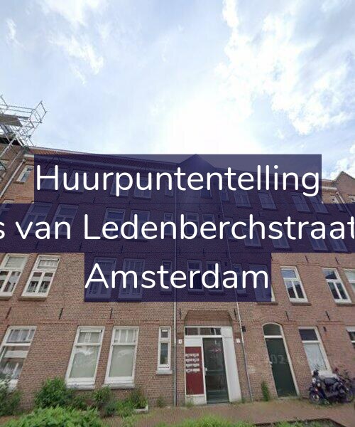 Foto gevel Huurpuntentelling voor Gillis van Ledenberchstraat 5-1, Amsterdam