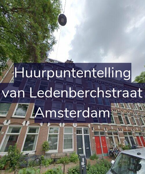 Foto gevel Huurpuntentelling voor Gillis van Ledenberchstraat 97-1, Amsterdam