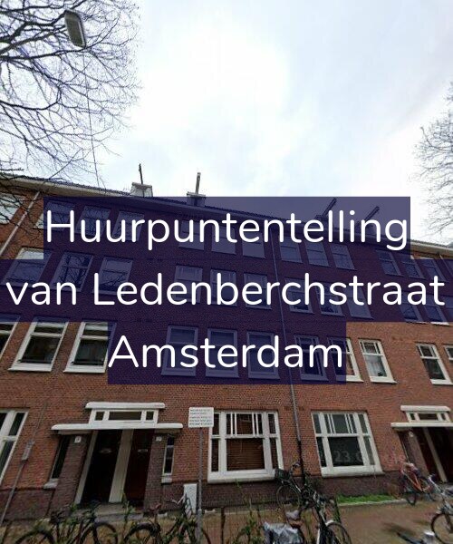 Foto gevel Huurpuntentelling voor Gillis van Ledenberchstraat 27-4, Amsterdam