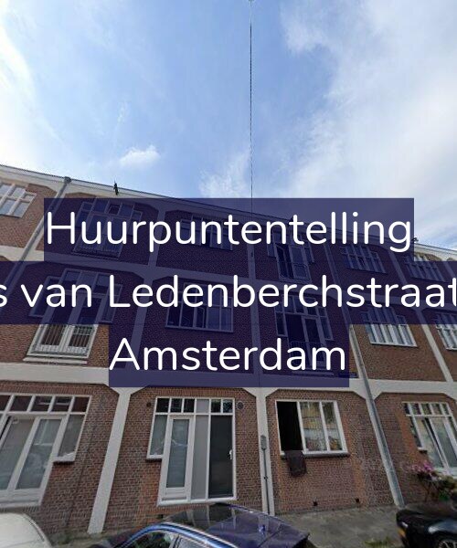 Foto gevel Huurpuntentelling voor Gillis van Ledenberchstraat 2-F, Amsterdam