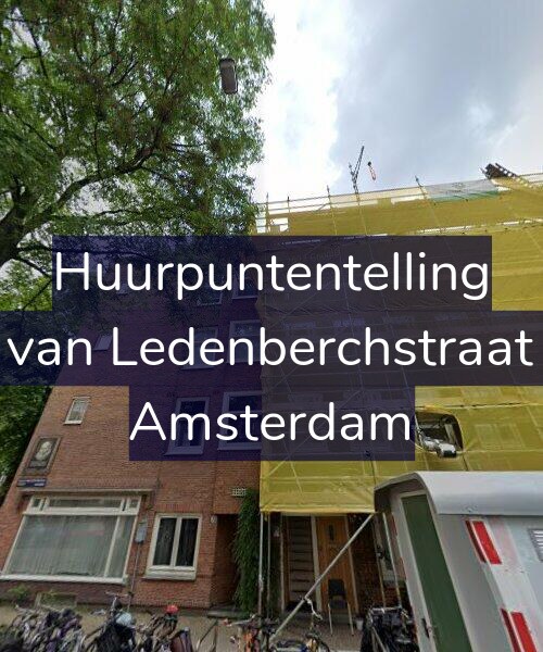 Foto gevel Huurpuntentelling voor Gillis van Ledenberchstraat 77-1, Amsterdam