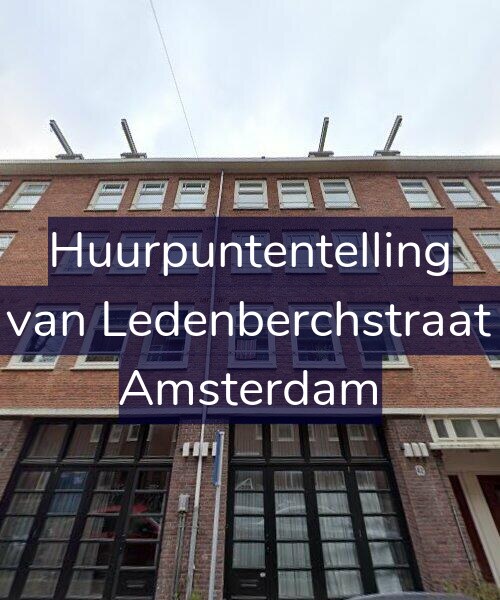 Foto gevel Huurpuntentelling voor Gillis van Ledenberchstraat 34-E, Amsterdam