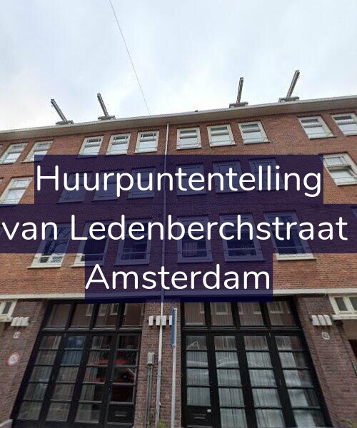 Foto gevel Huurpuntentelling voor Gillis van Ledenberchstraat 36-H, Amsterdam
