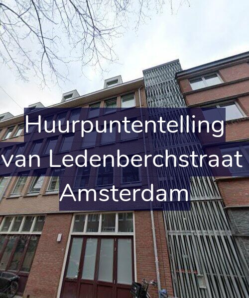 Foto gevel Huurpuntentelling voor Gillis van Ledenberchstraat 14-D, Amsterdam