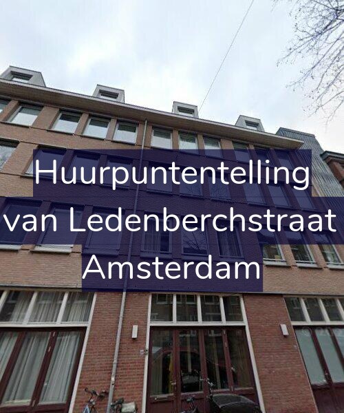 Foto gevel Huurpuntentelling voor Gillis van Ledenberchstraat 20-C, Amsterdam