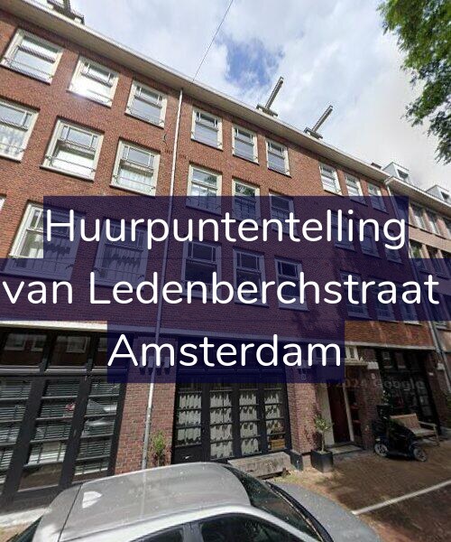 Foto gevel Huurpuntentelling voor Gillis van Ledenberchstraat 26-H, Amsterdam