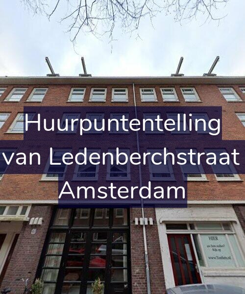 Foto gevel Huurpuntentelling voor Gillis van Ledenberchstraat 34-B, Amsterdam