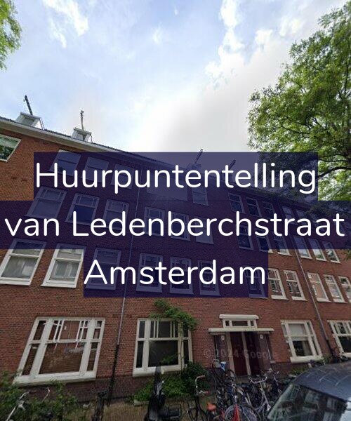 Foto gevel Huurpuntentelling voor Gillis van Ledenberchstraat 29-1, Amsterdam
