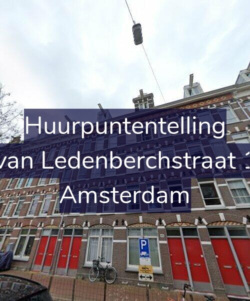 Foto gevel Huurpuntentelling voor Gillis van Ledenberchstraat 103-H, Amsterdam