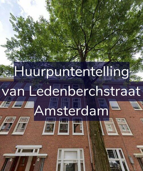 Foto gevel Huurpuntentelling voor Gillis van Ledenberchstraat 31-2, Amsterdam