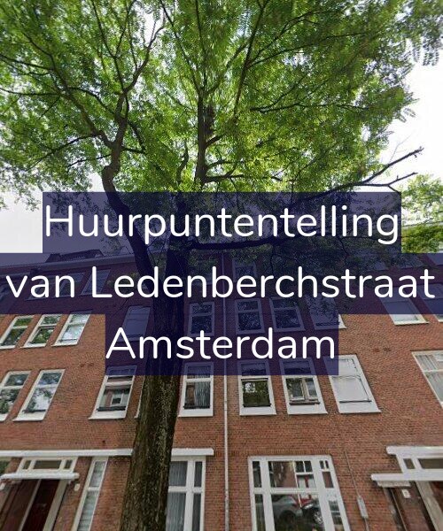 Foto gevel Huurpuntentelling voor Gillis van Ledenberchstraat 23-2, Amsterdam