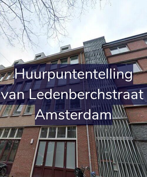Foto gevel Huurpuntentelling voor Gillis van Ledenberchstraat 16-A, Amsterdam