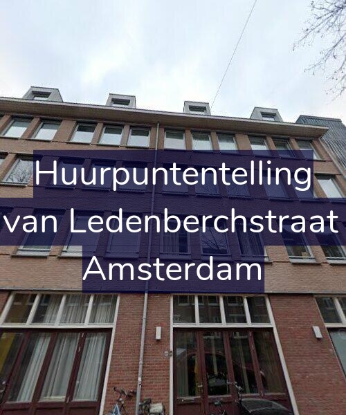 Foto gevel Huurpuntentelling voor Gillis van Ledenberchstraat 16-C, Amsterdam