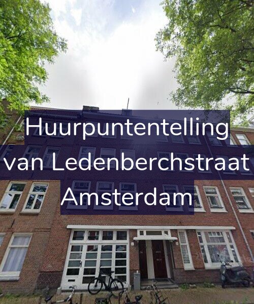 Foto gevel Huurpuntentelling voor Gillis van Ledenberchstraat 21-1, Amsterdam