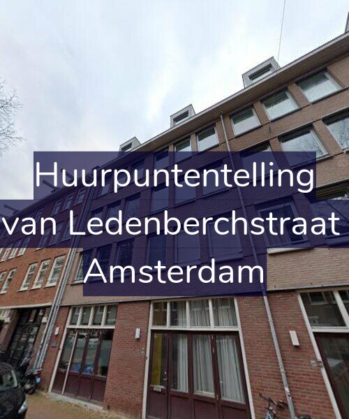 Foto gevel Huurpuntentelling voor Gillis van Ledenberchstraat 18-D, Amsterdam