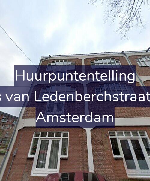 Foto gevel Huurpuntentelling voor Gillis van Ledenberchstraat 2-A, Amsterdam
