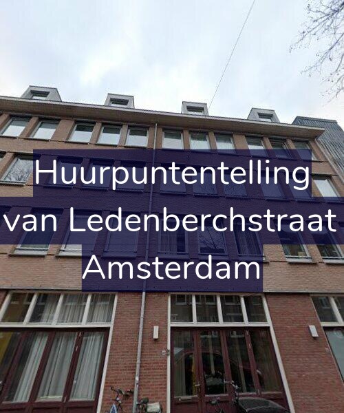 Foto gevel Huurpuntentelling voor Gillis van Ledenberchstraat 14-B, Amsterdam