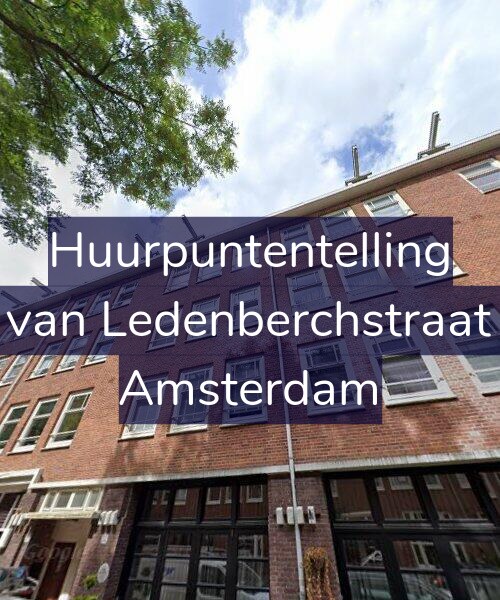 Foto gevel Huurpuntentelling voor Gillis van Ledenberchstraat 32-3, Amsterdam
