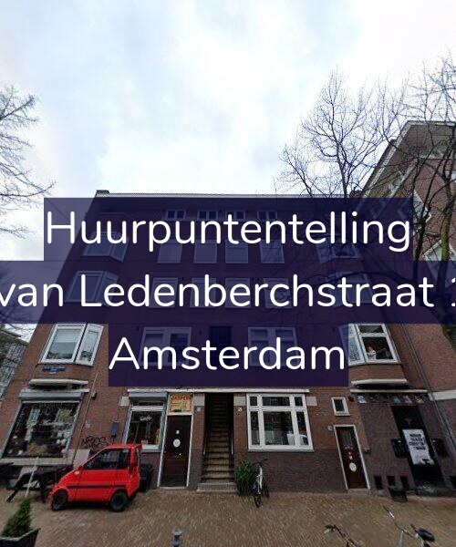 Foto gevel Huurpuntentelling voor Gillis van Ledenberchstraat 132-3, Amsterdam