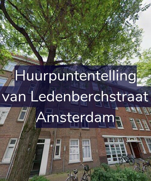 Foto gevel Huurpuntentelling voor Gillis van Ledenberchstraat 19-1, Amsterdam