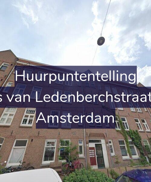 Foto gevel Huurpuntentelling voor Gillis van Ledenberchstraat 9-1, Amsterdam