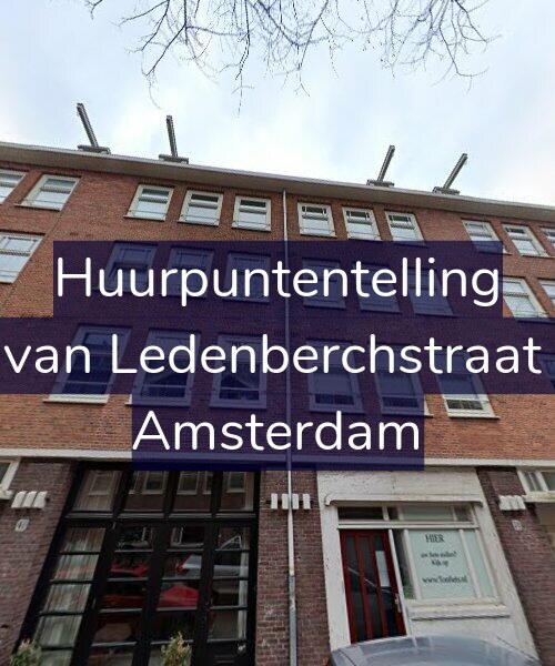 Foto gevel Huurpuntentelling voor Gillis van Ledenberchstraat 36-A, Amsterdam