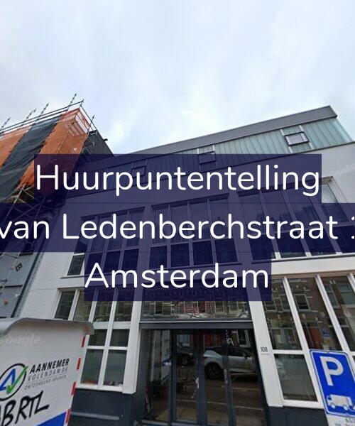 Foto gevel Huurpuntentelling voor Gillis van Ledenberchstraat 108-E, Amsterdam