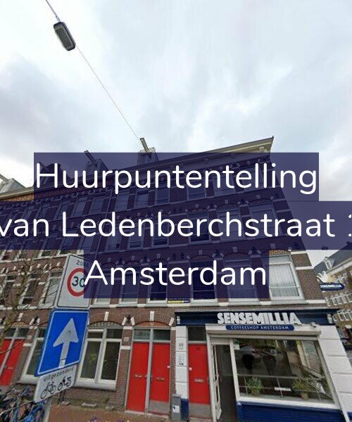 Foto gevel Huurpuntentelling voor Gillis van Ledenberchstraat 133-3, Amsterdam