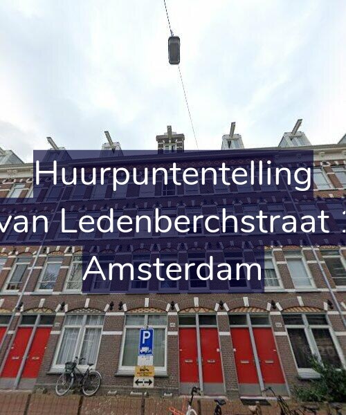 Foto gevel Huurpuntentelling voor Gillis van Ledenberchstraat 105-3, Amsterdam