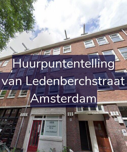 Foto gevel Huurpuntentelling voor Gillis van Ledenberchstraat 38-1, Amsterdam