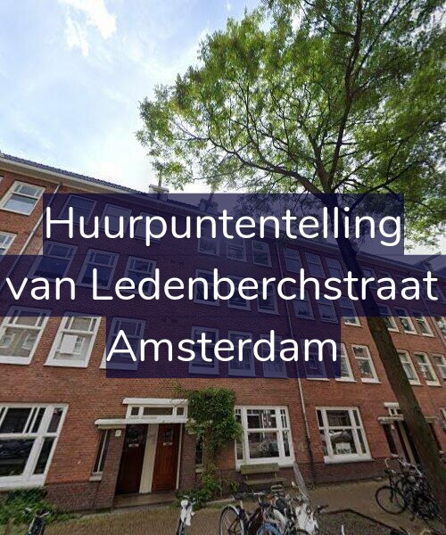Foto gevel Huurpuntentelling voor Gillis van Ledenberchstraat 39-1, Amsterdam