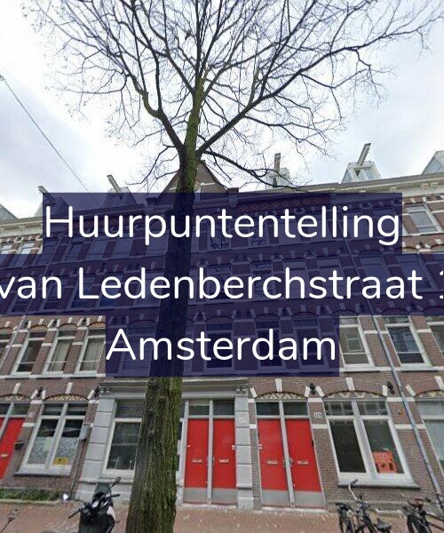 Foto gevel Huurpuntentelling voor Gillis van Ledenberchstraat 117-1, Amsterdam