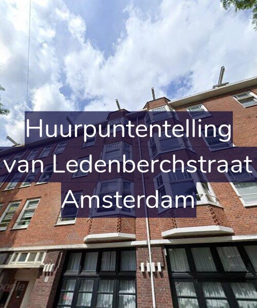 Foto gevel Huurpuntentelling voor Gillis van Ledenberchstraat 52-2, Amsterdam