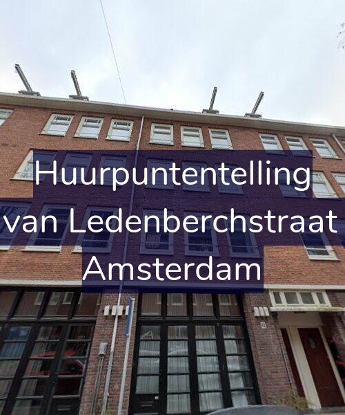 Foto gevel Huurpuntentelling voor Gillis van Ledenberchstraat 36-R, Amsterdam