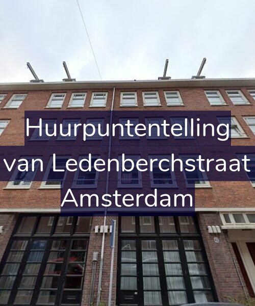 Foto gevel Huurpuntentelling voor Gillis van Ledenberchstraat 36-T, Amsterdam