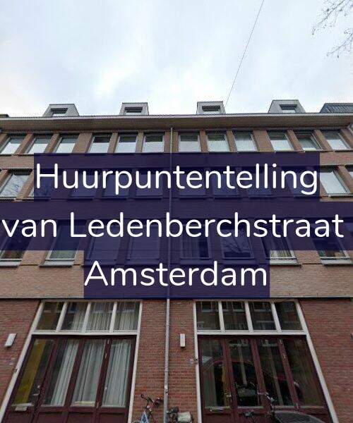 Foto gevel Huurpuntentelling voor Gillis van Ledenberchstraat 20-D, Amsterdam