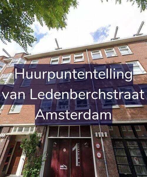 Foto gevel Huurpuntentelling voor Gillis van Ledenberchstraat 48-1, Amsterdam