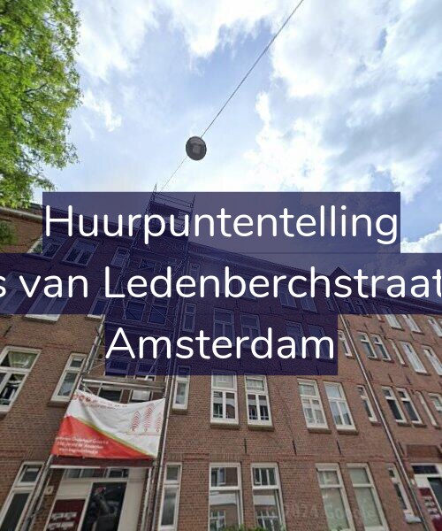 Foto gevel Huurpuntentelling voor Gillis van Ledenberchstraat 3-2, Amsterdam