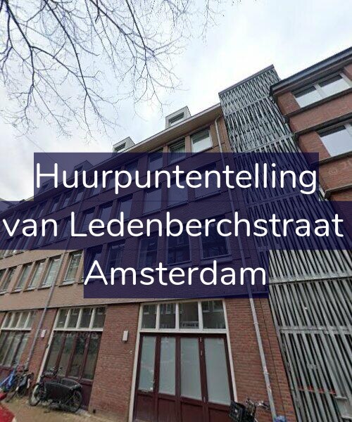 Foto gevel Huurpuntentelling voor Gillis van Ledenberchstraat 18-A, Amsterdam