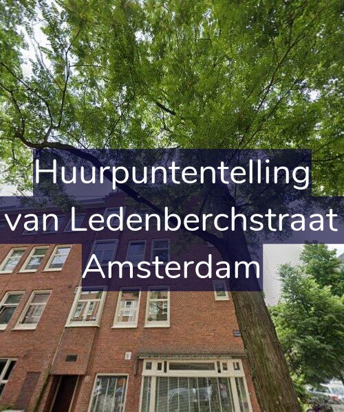 Foto gevel Huurpuntentelling voor Gillis van Ledenberchstraat 53-3, Amsterdam