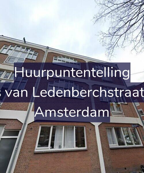 Foto gevel Huurpuntentelling voor Gillis van Ledenberchstraat 2-H, Amsterdam