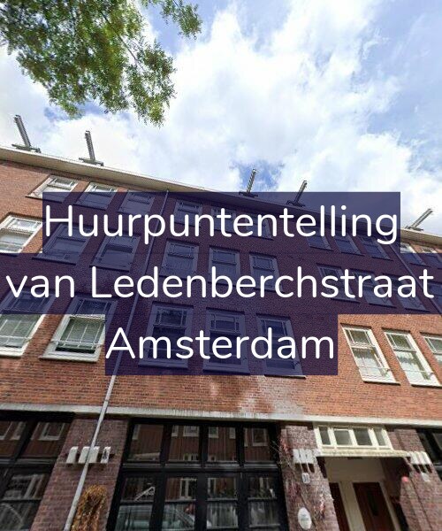 Foto gevel Huurpuntentelling voor Gillis van Ledenberchstraat 30-3, Amsterdam