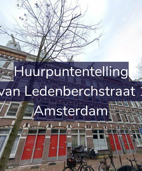 Foto gevel Huurpuntentelling voor Gillis van Ledenberchstraat 111-3, Amsterdam