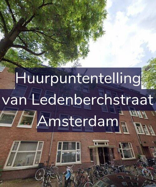 Foto gevel Huurpuntentelling voor Gillis van Ledenberchstraat 49-1, Amsterdam