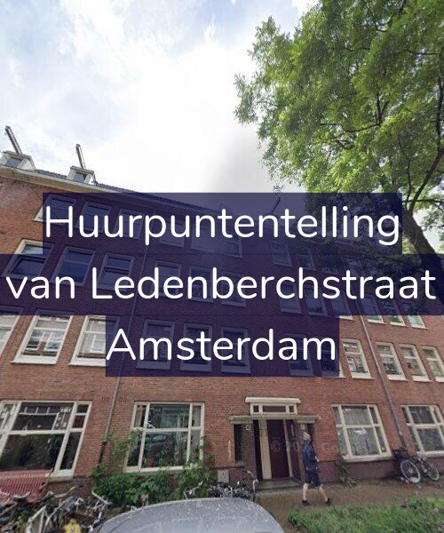 Foto gevel Huurpuntentelling voor Gillis van Ledenberchstraat 45-1, Amsterdam