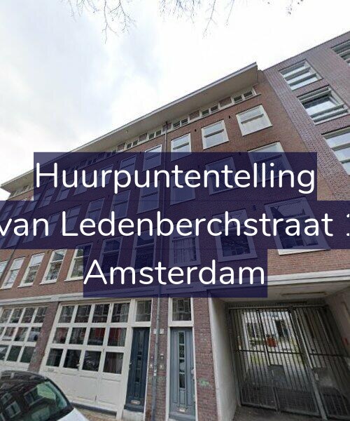 Foto gevel Huurpuntentelling voor Gillis van Ledenberchstraat 122-2, Amsterdam